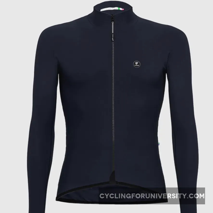 Pissei Prima Pelle Long Sleeves Jersey - Dark Blue Outlet