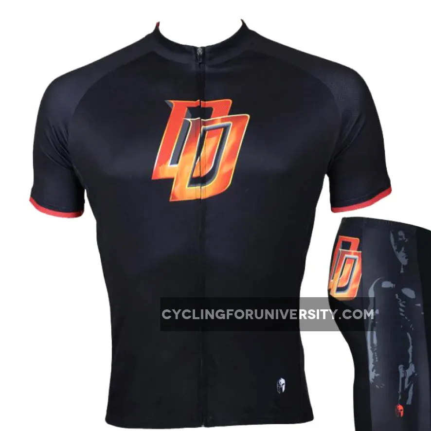 Marvel Comics Super Hero Short/Long-sleeve Cycling Jersey T-shirt Summer Spring Autumn Clothes Apparel Outdoor Sports Gear Leisure Biking Sportswear Daredevil NO.041