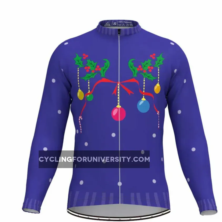 Ugly Christmas Sweater Decoration LS Cycling Jersey Restock
