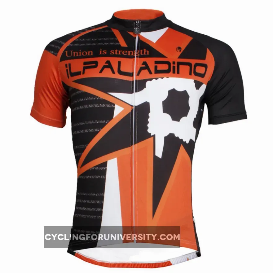 ILPALADINO Union IS Strength Men's Cycling Jersey Sport Team Suit Apparel Quick Dry Road Bike Wear Breathable Apparel Outdoor Sports Gear Leisure Biking T-shirt NO.748
