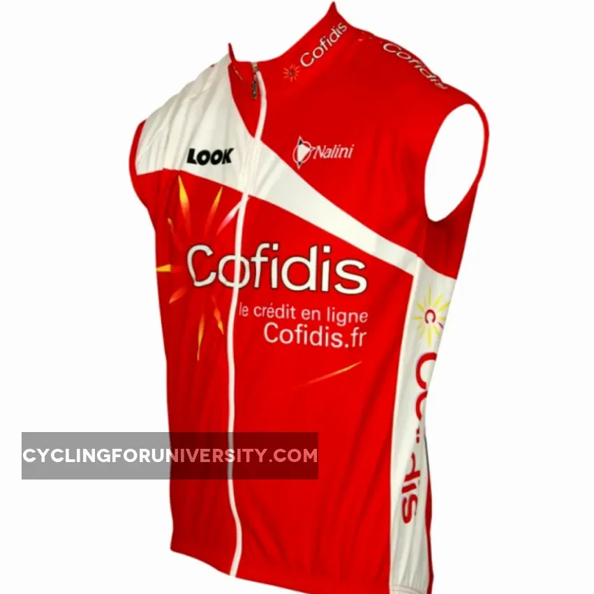 Cofidis 2012 Radsport-Profi-Team - Sleeveless jersey Vest
