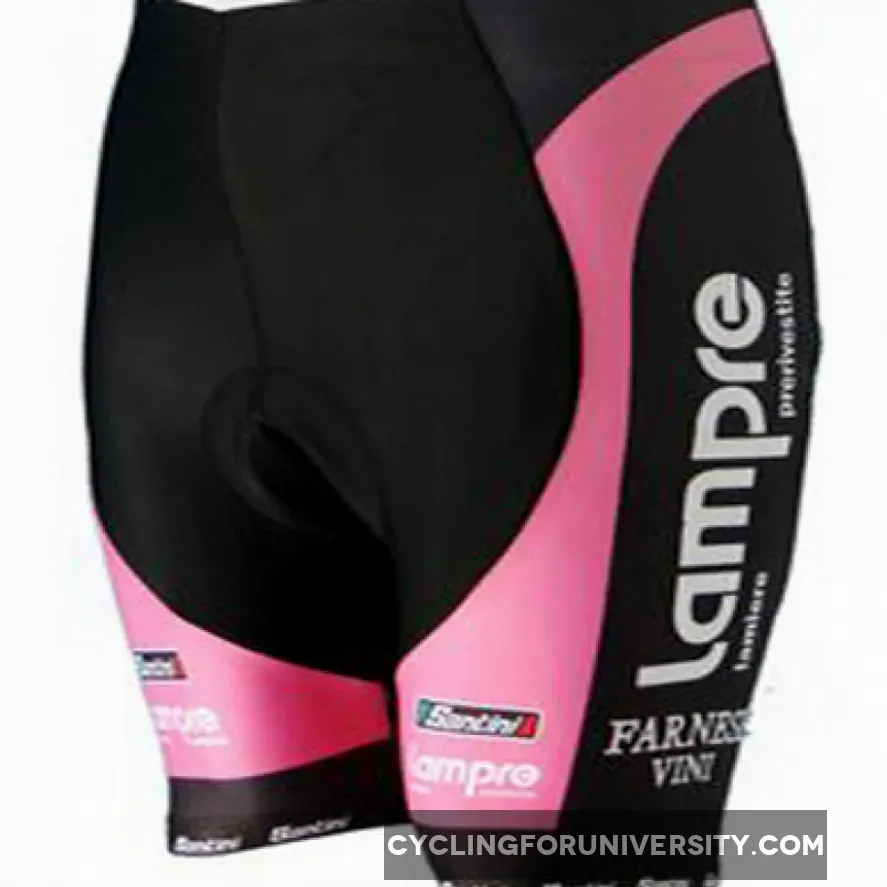 Team Lampre Black/Pink Cycling Shorts Online