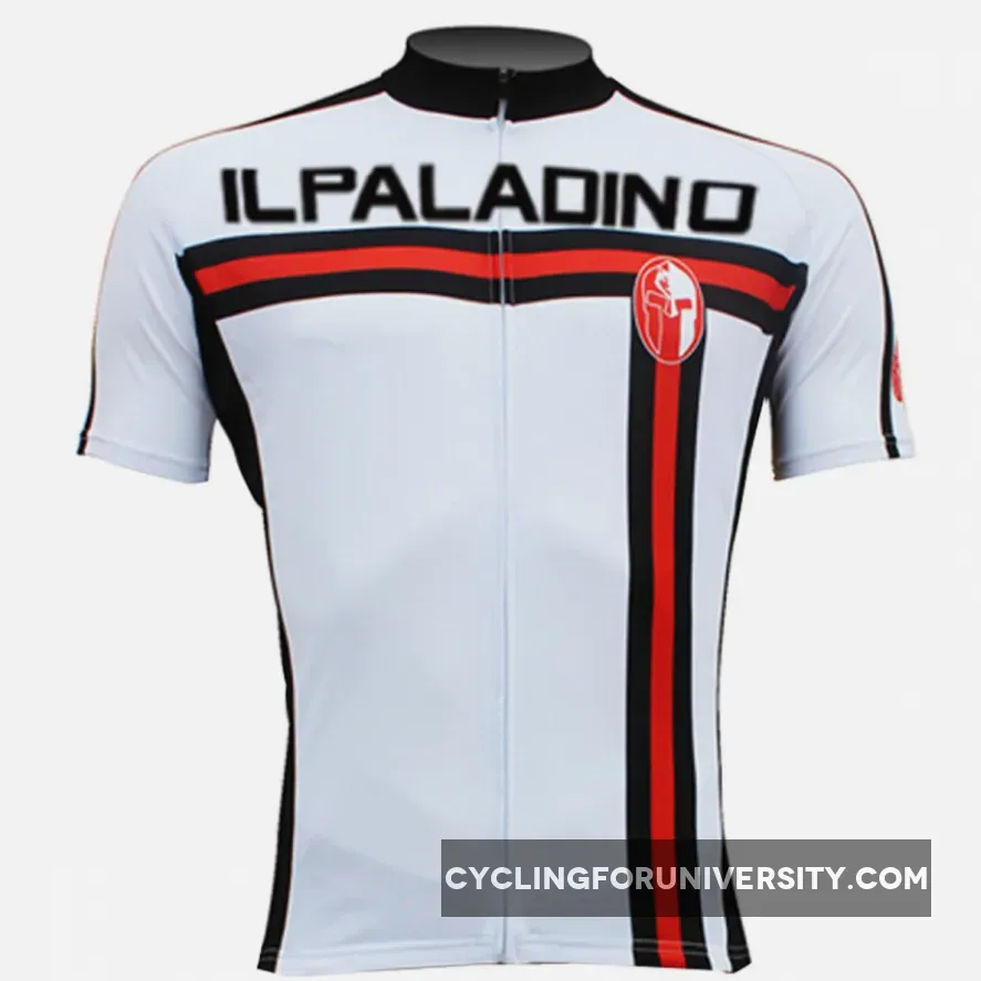 White Cycling Jersey Men Summer Jersey T-shirt 004