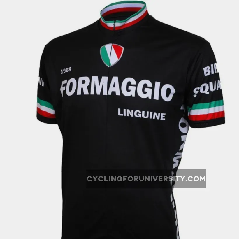 Formaggio 1968 Retro Short sleeve 19" zip men's cycling jersey
