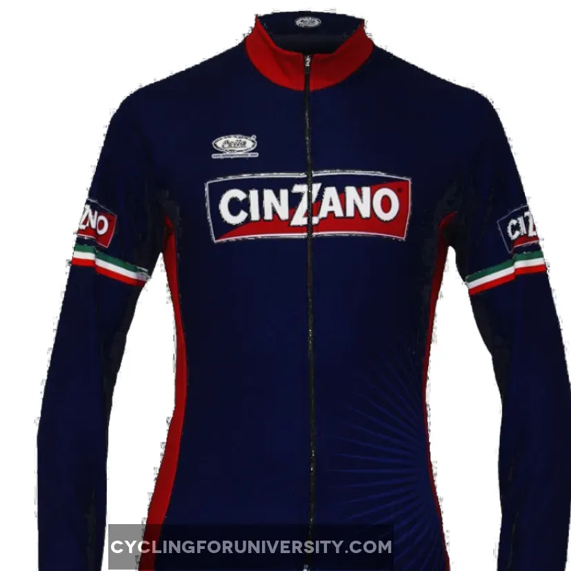 Cinzano Blue Long Sleeve Jersey, New Releases CIN16L1