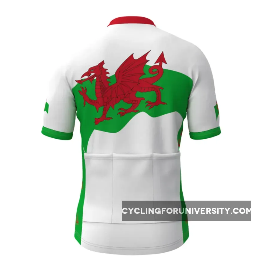 Wales Flag Men's Cycling Jersey V5 Brand New