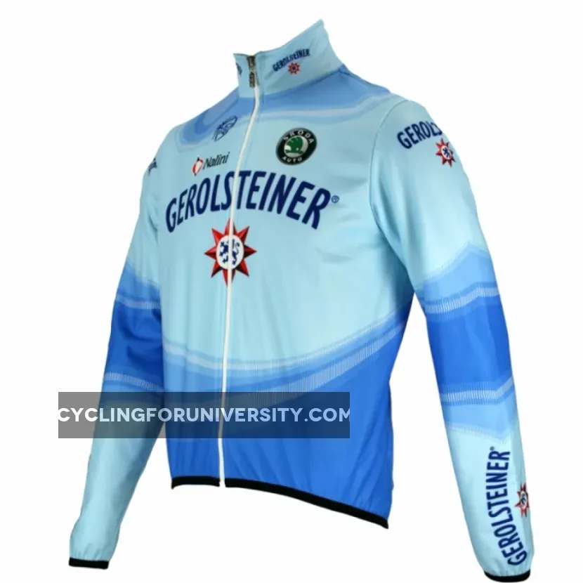Gerolsteiner 2008 Radsport-Profi-Team-Winter Fleece Long Sleeve Jersey Jacket