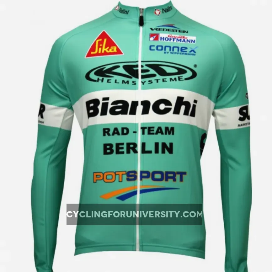 Bianchi Berlin 2010 Nalini Radsport-Profi-Team - long sleeve jersey jacket